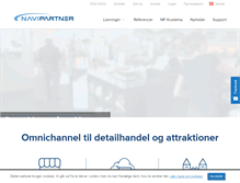 Tablet Screenshot of navipartner.dk